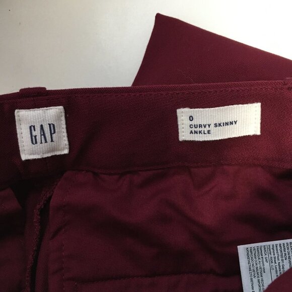 Gap Curvy Skinny Ankle Pants Size 0. NWT - Picture 12 of 15